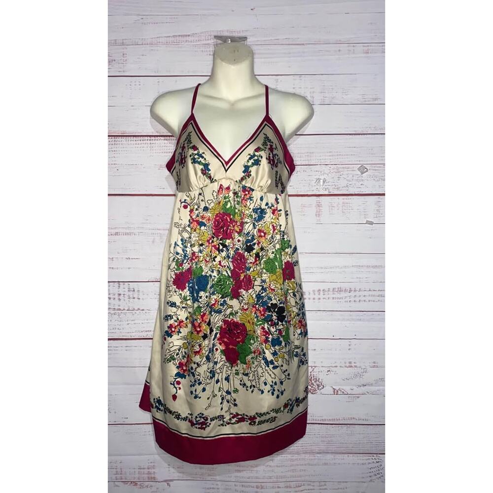 ECI Floral Silk Feel Cami Dress US Size 4